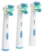 1 - ORALB SET TRE TESTINE RICAMBIO FLOSS ACTION SPAZZOLINO ELETTRICO EB 25