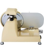 3 - Rgv affettatrice Vintage 250 Ivory nuova lama 25 cm con affilatoio beige