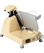 5 - Rgv affettatrice Vintage 250 Ivory nuova lama 25 cm con affilatoio beige