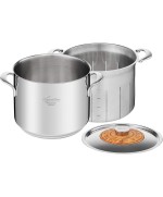 1 - Pastaiola Patrimonio Lagostina con coperchio e cestello Inox 24 cm
