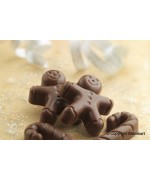 2 - SILIKOMART STAMPO SILICONE FORNO EASYCHOC MR.GINGER CIOCCOLATINI SCG12