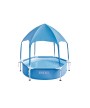 1 - Piscina fuori terra rotonda con parasole Intex 28209 Metal Frame 183x38 cm