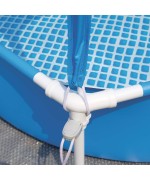 3 - Piscina fuori terra rotonda con parasole Intex 28209 Metal Frame 183x38 cm