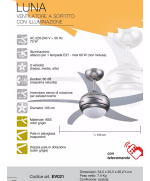 2 - Ventilatore a soffitto ø 105 cm CFG Luna EV021