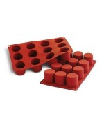 1 - SILIKOMART STAMPO STAMPI SILICONE 12 CILINDRI CHEF MULTIPORZIONE SF 098