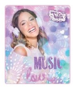 1 - COPERTA PLAID VIOLETTA SCALDINO CM 100 X 150 CM POLIESTERE D07283 NEW