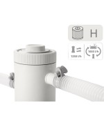 3 - Pompa filtro Intex 26602 C330 piscina easy frame