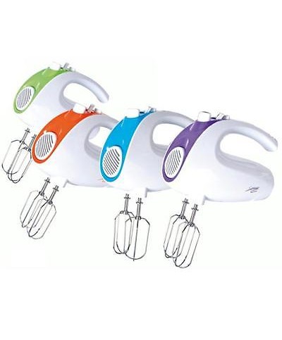 1 - SBATTITORE ELETTRICO DA CUCINA FRULLATORE FRUSTE ACCIAIO 5 VELOCITÀ 150 W