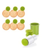 1 - Timbro tagliabiscotti 6 decori Pasquali Tescoma 630116