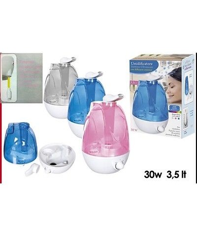 1 - CAPRICCIO UMIDIFICATORE ELETTRICO ULTRASUONI DIFFUSORE ESSENZE 3,5 584902