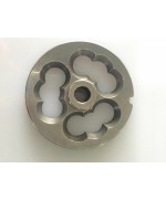 1 - Piastra per tritacarne TC 32 Reber cotiche fori a losanga acciaio 4750A1