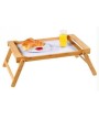 1 - KESPER VASSOIO DA CUCINA LETTO SERVIZIO PIEDI RIPIEGABILI 59x33 CM BAMBOO