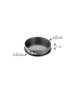 2 - Tortiera apribile Tescoma fondo antigoccia cm 20 623300