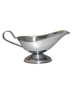 1 - EVA SALSIERA SALSA SAUCE CON PIEDE INOX LT 0.15 TAVOLA CUCINA 041821