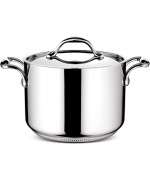 1 - Pentola 24 cm con coperchio Lagostina Accademia acciaio inox