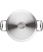 5 - Pentola 24 cm con coperchio Lagostina Accademia acciaio inox