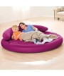 2 - Poltrona letto rotonda tonda gonfiabile lounge mirtillo Intex 68881