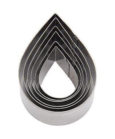 1 - PADERNO SET 6 STAMPI TAGLIAPASTA GOCCIA TAGLIA BISCOTTI TAGLIABISCOTTI