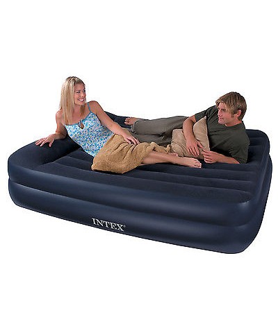 1 - Materasso Gonfiabile matrimoniale Con Pompa Intex