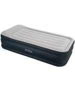 2 - MATERASSO GONFIABILE AIRBED SINGOLO CON POMPA BICOLOR T TWIN