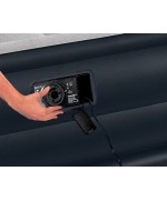 3 - MATERASSO GONFIABILE AIRBED SINGOLO CON POMPA BICOLOR T TWIN