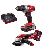 1 - Kit Trapano avvitatore + Smerigliatrice angolare + 2 batterie 4257211