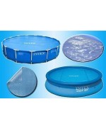 1 - INTEX TELO SOLARE TERMICO PER PISCINA EASY FRAME 29025 549 CM PISCINE