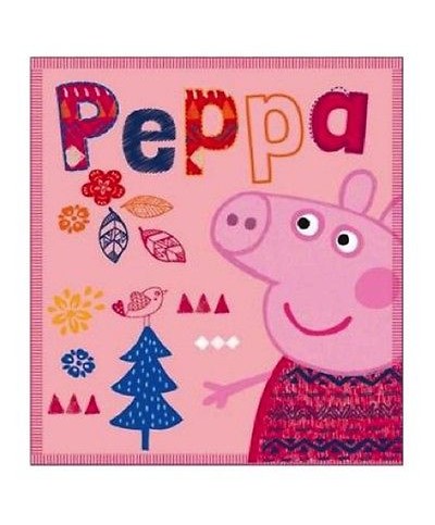 1 - COPERTA PLAID PEPPA PIG SCALDINO CM 100 X 150 CM POLIESTERE PP07203 NEW