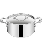 1 - Casseruola 24 cm con coperchio Lagostina Accademia acciaio inox