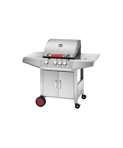 1 - FERRABOLI BARBECUE A GAS NEW TOP INOX GRIGLIA GHISA FORNELLO ESTERNO 98