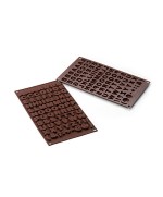 1 - Stampo choco ABC cioccoltini numeri e alfabeto Silikomart SF169