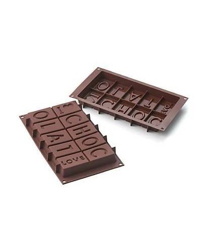1 - SILIKOMART STAMPO STAMPI SILICONE LOVE CHOCOLAT CIOCCOLATO TORTE SF 173