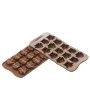 1 - SILIKOMART STAMPO SILICONE FORNO EASYCHOC CHOCO GUFI CIOCCOLATINI SCG026