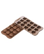 1 - SILIKOMART STAMPO SILICONE FORNO EASYCHOC CHOCO GUFI CIOCCOLATINI SCG026
