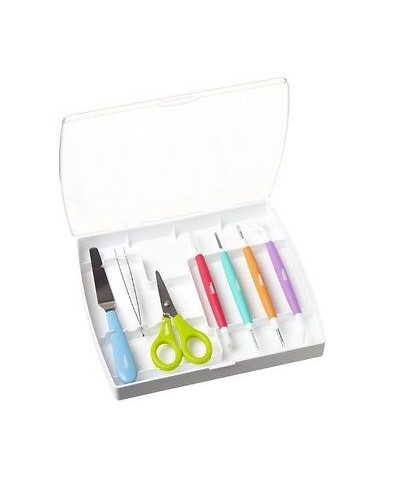 1 - WILTON KIT 7 STRUMENTI ACCESSORI PER DECORO DECORARE DECORAZIONE DOLCI