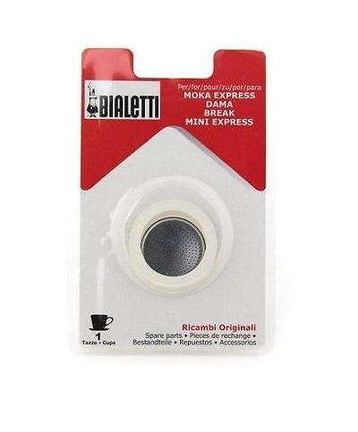 1 - 3 guarnizioni + 1 piastra  caffettiera Bialetti 1 Tz ricambio
