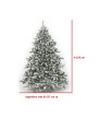5 - Albero di Natale artificiale Tirolese Innevato cm 270