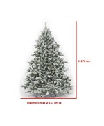5 - Albero di Natale artificiale Tirolese Innevato cm 270