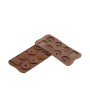 1 - SILIKOMART STAMPO SILICONE FORNO EASYCHOC BISCUITS CIOCCOLATINI SCG25
