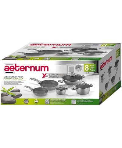 1 - Batteria 8 pezzi Petravera plus Aeternum