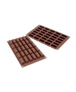 1 - SILIKOMART STAMPO SILICONE DA FORNO 30 MINI BUCHE CIOCCOLATO FRIGO SF 129