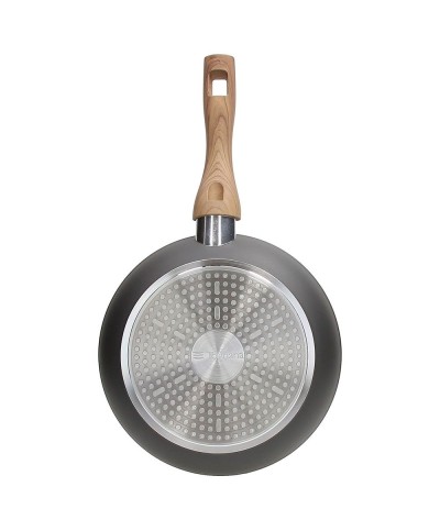 2 - Great Stone tris set 3 padelle 20 - 24 - 28 cm grigio Tognana