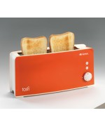 1 - ARIETE TOSTAPANE TOSTA LONG SLOT TOSTER GRIGLIA EXTRA LARGE ARANCIO 127