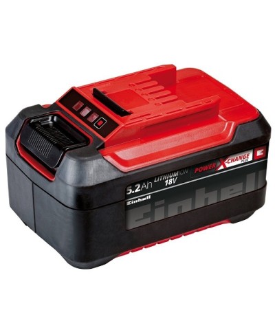 2 - Kit Batteria al litio18 V 5.2 Ah 4511437 + adattatore USB 4514120 Einhell
