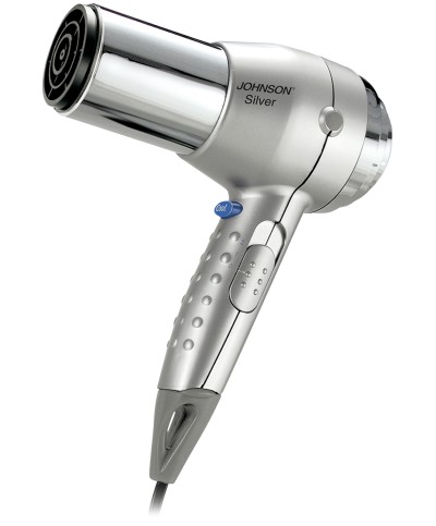 1 - JOHNSON SILVER PHON ASCIUGACAPELLI ASCIUGA CAPELLI ARIA FREDDA 1600 W