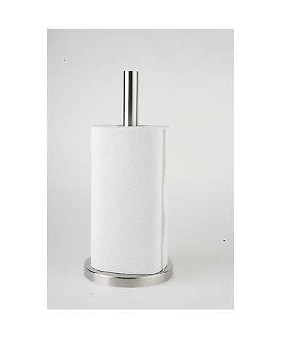 1 - PORTAROTOLO DA CUCINA PORTA ROTOLO CARTA CASA ROLLO ACCIAIO INOX NUOVO