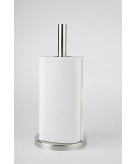 1 - PORTAROTOLO DA CUCINA PORTA ROTOLO CARTA CASA ROLLO ACCIAIO INOX NUOVO