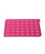 2 - Tappeto silicone 42 macarons cuore Silikomart MAC03