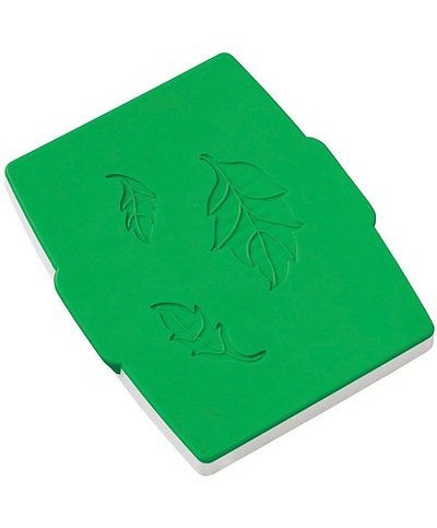 1 - WILTON SET TAGLIA E STAMPA STAMPO FONDENTE FANTASIA FOGLIE FOGLIA DOLCI