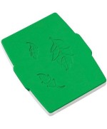 1 - WILTON SET TAGLIA E STAMPA STAMPO FONDENTE FANTASIA FOGLIE FOGLIA DOLCI